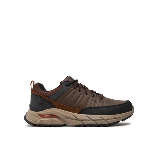 Sneakersy Skechers Yoren 210319/CDB Brązowy ze sklepu eobuwie.pl w kategorii Buty sportowe męskie - zdjęcie 182034269