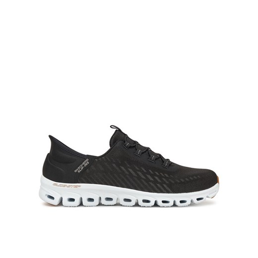 Sneakersy Skechers Glide-Step-Tranquility 104574/BKW Czarny ze sklepu eobuwie.pl w kategorii Buty sportowe damskie - zdjęcie 182034385