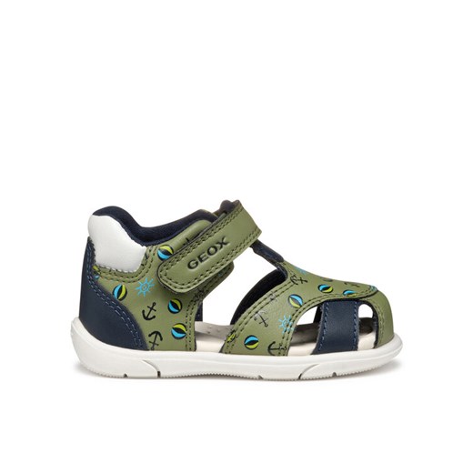 Sandały Geox B Sandal Zapito B556EC 05404 CE3F4 Zielony ze sklepu eobuwie.pl w kategorii Sandały dziecięce - zdjęcie 182034426
