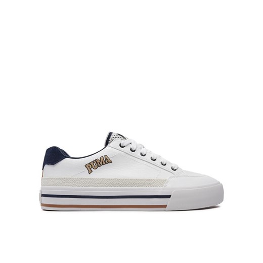 Sneakersy Puma Court Classic Vulc Retro Club 395089-01 Biały ze sklepu eobuwie.pl w kategorii Trampki męskie - zdjęcie 182034436