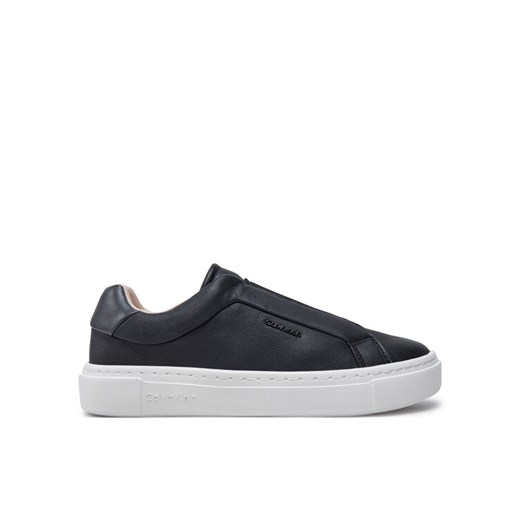 Sneakersy Calvin Klein Cupsole Slip On W/Ml HW0HW02289 Czarny ze sklepu eobuwie.pl w kategorii Buty sportowe damskie - zdjęcie 182034545