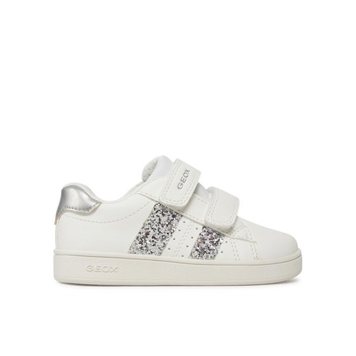 Sneakersy Geox J Eclyper Girl J45LRA 000BC C0007 M Biały ze sklepu eobuwie.pl w kategorii Trampki dziecięce - zdjęcie 182034596