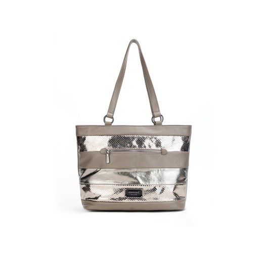 Torebka Monnari TORIMP0-24J-BAG4800-KM15D000-R00 Beżowy ze sklepu eobuwie.pl w kategorii Torby Shopper bag - zdjęcie 182034599