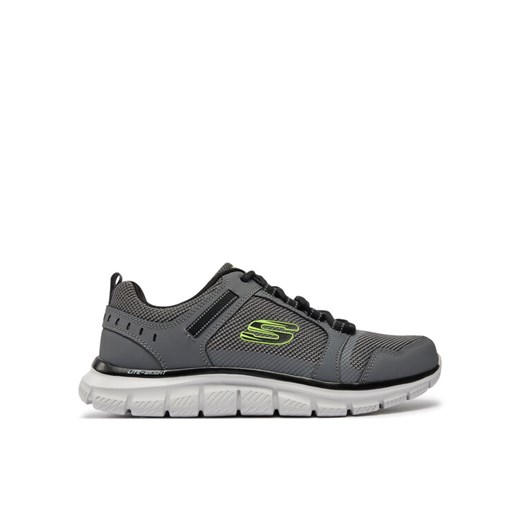 Sneakersy Skechers Knockhill 232001/CCBK Szary ze sklepu eobuwie.pl w kategorii Buty sportowe męskie - zdjęcie 182034765