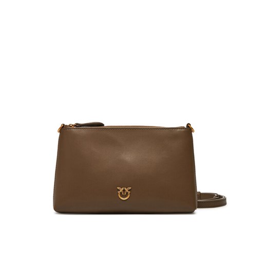 Torebka PINKO Flat Horizontal Mini PE 25 PCPL 104277 A0F1 Khaki ze sklepu eobuwie.pl w kategorii Listonoszki - zdjęcie 182034806