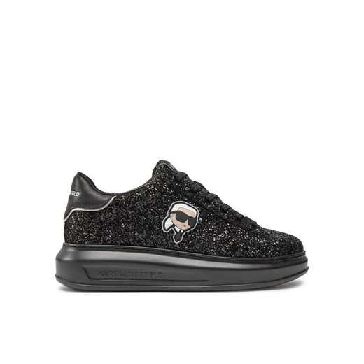 Sneakersy KARL LAGERFELD KL62573N Czarny ze sklepu eobuwie.pl w kategorii Buty sportowe damskie - zdjęcie 182034875