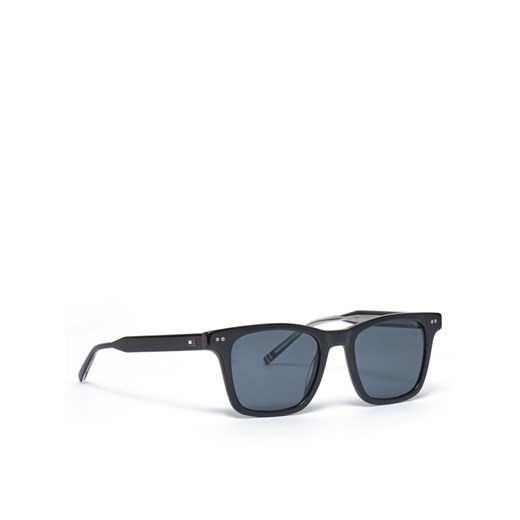 Okulary przeciwsłoneczne Tommy Hilfiger 2127/S Czarny ze sklepu eobuwie.pl w kategorii Okulary przeciwsłoneczne męskie - zdjęcie 182034958