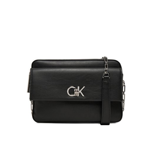 Torebka Calvin Klein Ck Pocket Camera Bag K60K613089 Czarny ze sklepu eobuwie.pl w kategorii Listonoszki - zdjęcie 182034975