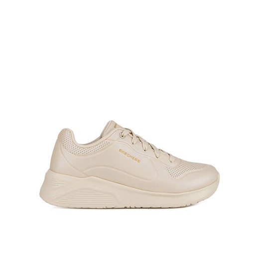 Sneakersy Skechers UNO LIGHT 8750063 NAT Beżowy ze sklepu eobuwie.pl w kategorii Buty sportowe damskie - zdjęcie 182034988