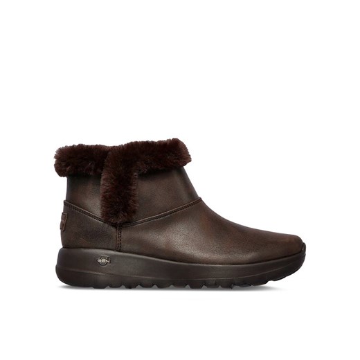 Botki Skechers On-The-Go Joy Endeavor 144013/CHOC Brązowy ze sklepu eobuwie.pl w kategorii Botki - zdjęcie 182035066