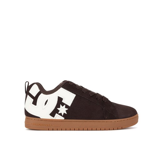 Sneakersy DC COURT GRAFFIK SE DC01665200 Brązowy ze sklepu eobuwie.pl w kategorii Buty sportowe męskie - zdjęcie 182035139