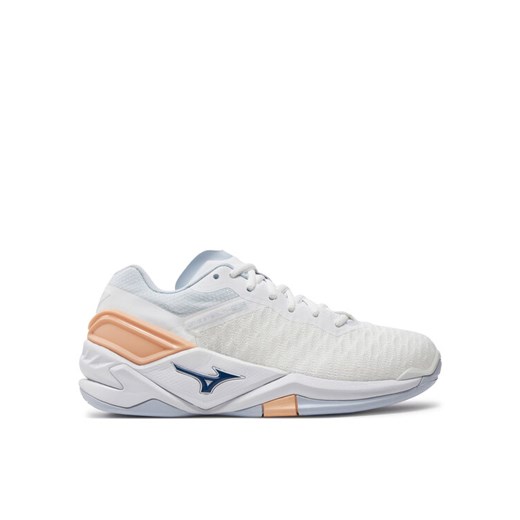 Buty halowe Mizuno Wave Stealth Neo X1GB2000 Biały ze sklepu eobuwie.pl w kategorii Buty sportowe damskie - zdjęcie 182035196