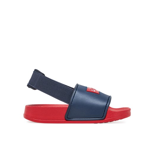Klapki Levi's® Pool Mini VPOL0188S Granatowy ze sklepu eobuwie.pl w kategorii Klapki dziecięce - zdjęcie 182035245