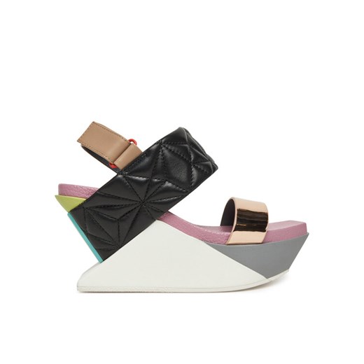 Sandały United Nude Delta Wedge Puffy 10902886188 Kolorowy ze sklepu eobuwie.pl w kategorii Sandały damskie - zdjęcie 182035408