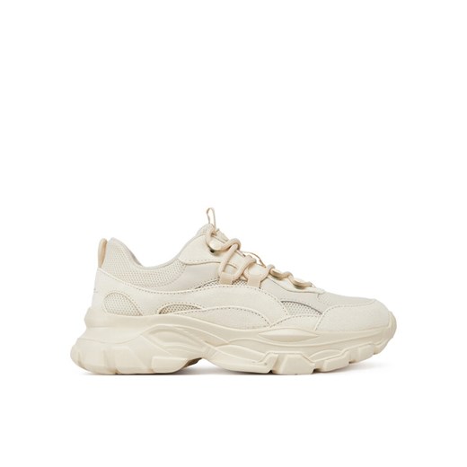 Sneakersy Weekend Max Mara 2515761054650 Écru ze sklepu eobuwie.pl w kategorii Buty sportowe damskie - zdjęcie 182035427