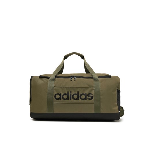 Torba adidas Linear Duffel Medium IN6119 Khaki ze sklepu eobuwie.pl w kategorii Torby podróżne - zdjęcie 182035435