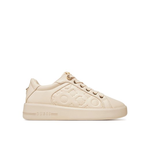 Sneakersy Guess FLJRON FAL12 Beżowy ze sklepu eobuwie.pl w kategorii Buty sportowe damskie - zdjęcie 182035466