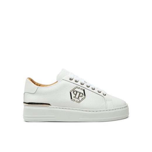 Sneakersy PHILIPP PLEIN AADS USC0665 PLE010N Biały ze sklepu eobuwie.pl w kategorii Buty sportowe męskie - zdjęcie 182035498