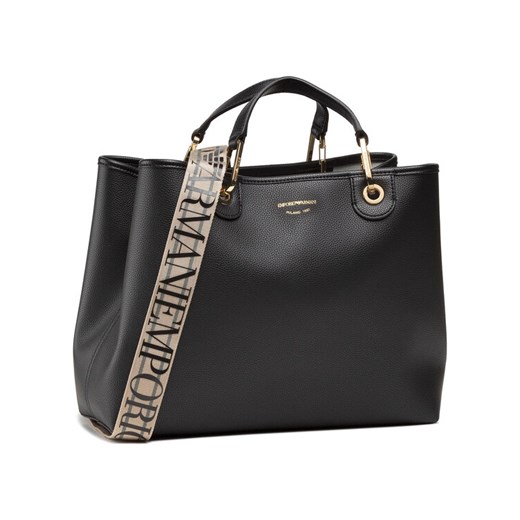 Torebka Emporio Armani Y3D165 YFO5B 85218 Czarny ze sklepu eobuwie.pl w kategorii Torby Shopper bag - zdjęcie 182035587