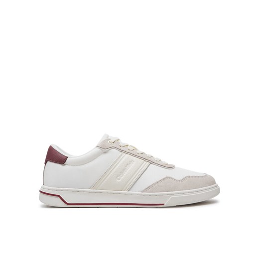 Sneakersy Calvin Klein Low Top Lace Up Mix HM0HM01548 Biały ze sklepu eobuwie.pl w kategorii Buty sportowe męskie - zdjęcie 182035608