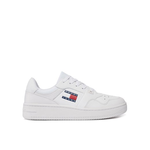 Sneakersy Tommy Jeans Tjw Retro Basket Ess EN0EN02505 Biały ze sklepu eobuwie.pl w kategorii Buty sportowe damskie - zdjęcie 182035776