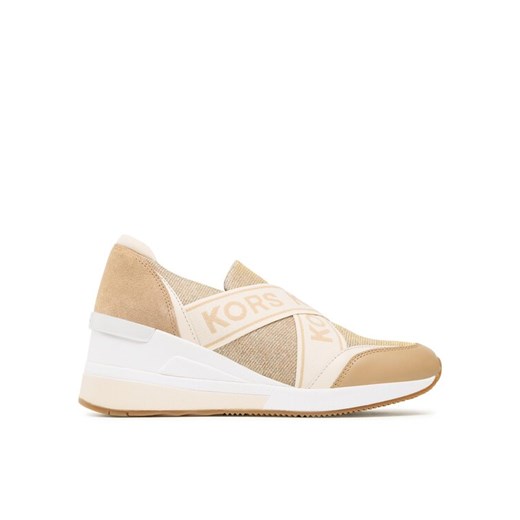 Sneakersy MICHAEL Michael Kors Geena Slip On Trainer 43F3GNFP2D Złoty Michael Michael Kors 40 eobuwie.pl