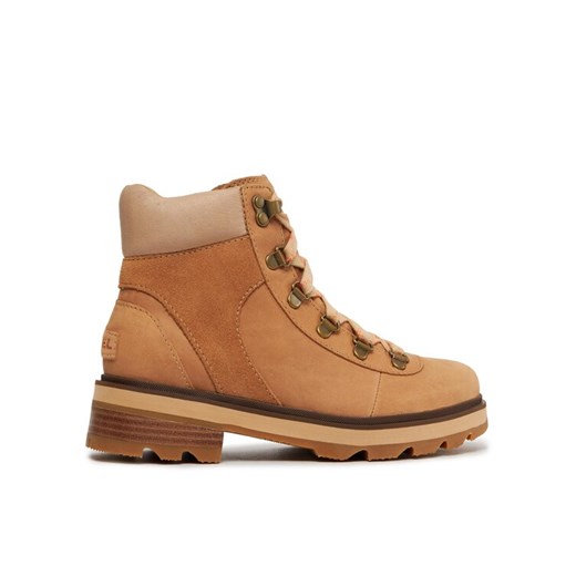 Trapery Sorel Lennox™ Hiker Stkd Wp NL4841-253 Brązowy ze sklepu eobuwie.pl w kategorii Workery damskie - zdjęcie 182035798