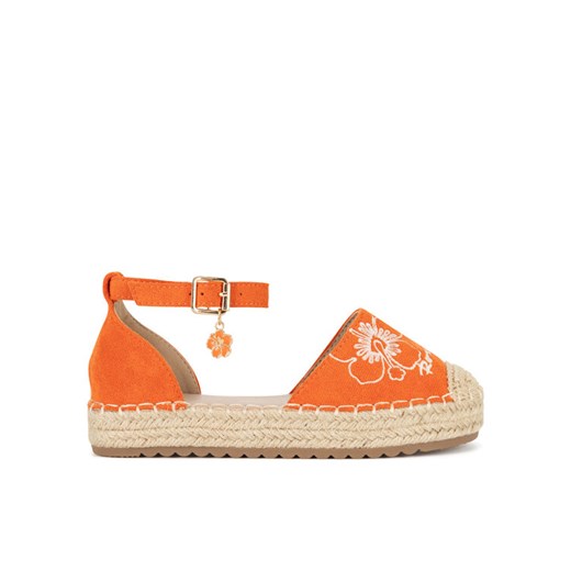 Espadryle Roxy CSS21597-01 Pomarańczowy ze sklepu eobuwie.pl w kategorii Sandały dziecięce - zdjęcie 182035816
