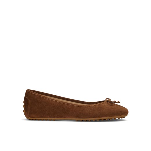 Baleriny LAUREN RALPH LAUREN 802951376001 Brązowy ze sklepu eobuwie.pl w kategorii Balerinki - zdjęcie 182036036