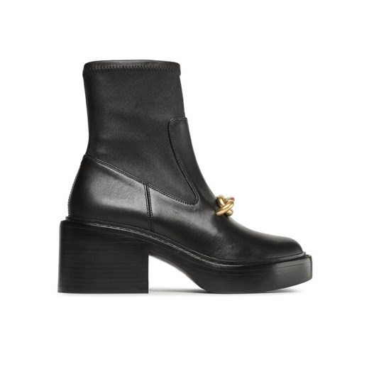 Botki Coach Kenna Leather Bootie CK031 Czarny ze sklepu eobuwie.pl w kategorii Botki - zdjęcie 182036155