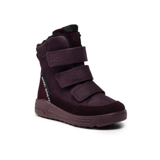 Śniegowce ECCO Uban Snowboarder GORE-TEX 72233251504 Fioletowy ze sklepu eobuwie.pl w kategorii Buty zimowe dziecięce - zdjęcie 182036197