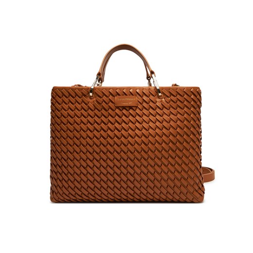 Torebka Emporio Armani EW000360 AF12762 U6164 Brązowy ze sklepu eobuwie.pl w kategorii Torebki damskie - zdjęcie 182036209
