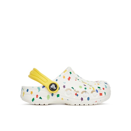 Klapki Crocs BAYA SEASONAL PRINTED CG K 209728-94S Biały ze sklepu eobuwie.pl w kategorii Klapki dziecięce - zdjęcie 182036216