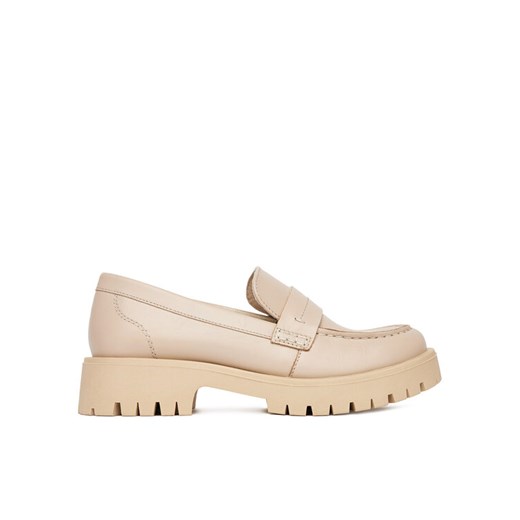 Loafersy Lasocki ARC-BEA-02 Beżowy ze sklepu eobuwie.pl w kategorii Półbuty damskie - zdjęcie 182036245
