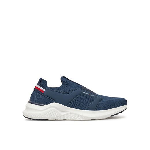 Sneakersy Tommy Hilfiger T3X9-33880-1219800 Granatowy ze sklepu eobuwie.pl w kategorii Buty sportowe dziecięce - zdjęcie 182036277