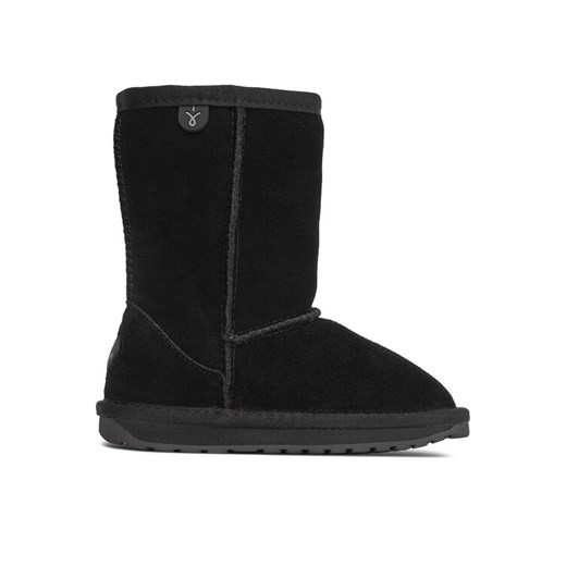 Śniegowce EMU Australia Wallaby Lo Kids K10102 Czarny ze sklepu eobuwie.pl w kategorii Buty zimowe dziecięce - zdjęcie 182036298