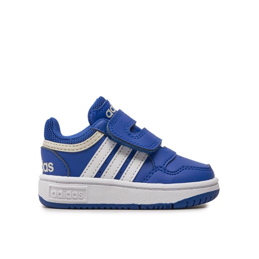 Sneakersy adidas Hoops 3.0 Cf I IH7901 Niebieski ze sklepu eobuwie.pl w kategorii Buty sportowe dziecięce - zdjęcie 182036315