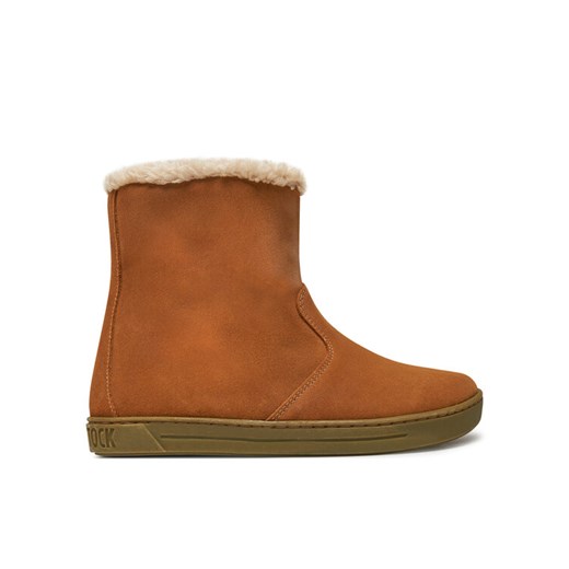Kozaki Birkenstock Lille Kids Leve S 1020206 Brązowy ze sklepu eobuwie.pl w kategorii Buty zimowe dziecięce - zdjęcie 182036416