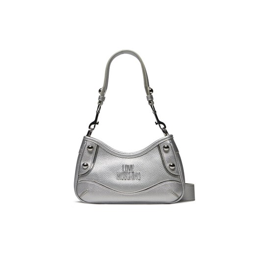 Torebka LOVE MOSCHINO JC4140PP1IL1190B Srebrny ze sklepu eobuwie.pl w kategorii Torebki damskie - zdjęcie 182036439