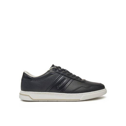 Sneakersy Calvin Klein Low Top Lace Up Logo HM0HM01653 Czarny ze sklepu eobuwie.pl w kategorii Buty sportowe męskie - zdjęcie 182036487