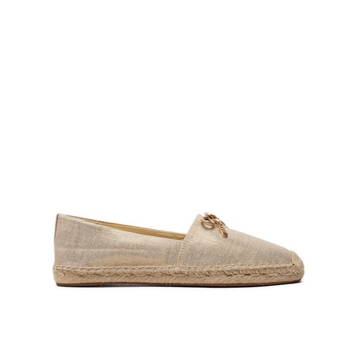 Espadryle MICHAEL Michael Kors Nori 40R4NRFP1D Złoty ze sklepu eobuwie.pl w kategorii Espadryle damskie - zdjęcie 182036495