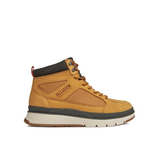 Sneakersy Palladium Pallasider Mid Cuff 08878-203-M Brązowy ze sklepu eobuwie.pl w kategorii Trampki męskie - zdjęcie 182036557