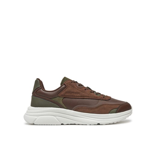 Sneakersy Tommy Hilfiger FM0FM05345 Brązowy Tommy Hilfiger 43 eobuwie.pl