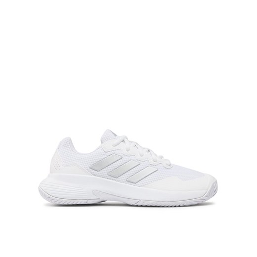 Buty do tenisa adidas Gamecourt 2.0 Tennis HQ8476 Biały ze sklepu eobuwie.pl w kategorii Buty sportowe damskie - zdjęcie 182036596