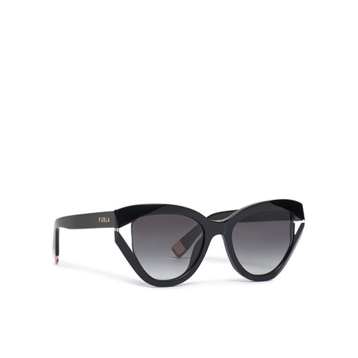Okulary przeciwsłoneczne Furla WD00131 BX1892 H7200 Czarny ze sklepu eobuwie.pl w kategorii Okulary przeciwsłoneczne damskie - zdjęcie 182036629