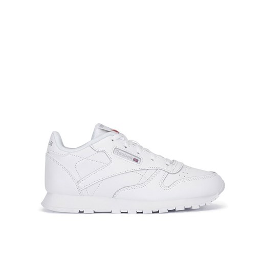 Sneakersy Reebok Classic Leather 100000118 Biały ze sklepu eobuwie.pl w kategorii Buty sportowe dziecięce - zdjęcie 182036715