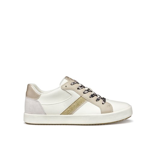 Sneakersy Geox D Blomiee D456HC 05422 C1R5A Biały ze sklepu eobuwie.pl w kategorii Buty sportowe damskie - zdjęcie 182036745