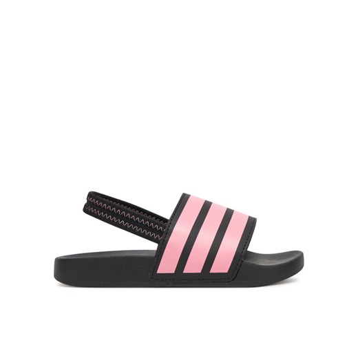Sandały adidas adilette Estrap JR5330 Czarny ze sklepu eobuwie.pl w kategorii Sandały dziecięce - zdjęcie 182036927
