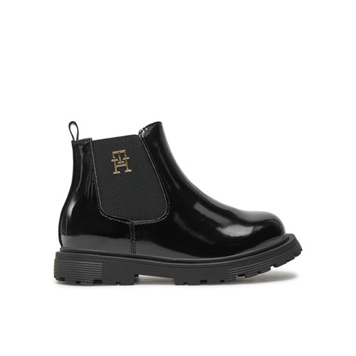 Botki Tommy Hilfiger Chelsea Boot T1A5-33563-0343 M Czarny ze sklepu eobuwie.pl w kategorii Buty zimowe dziecięce - zdjęcie 182037075