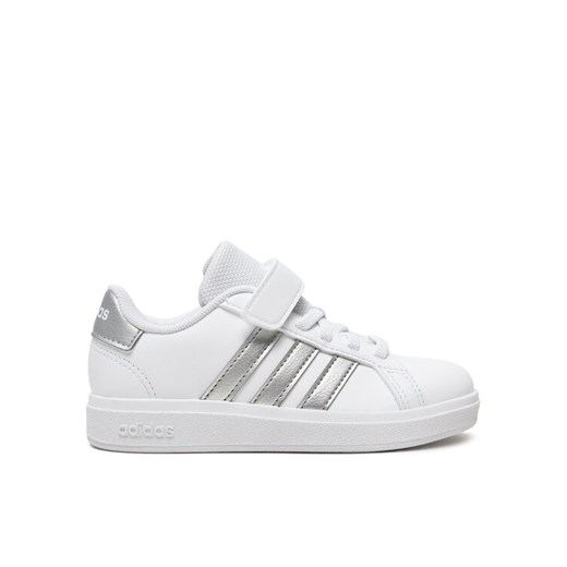 Sneakersy adidas Grand Court 2.0 IH5532 Biały ze sklepu eobuwie.pl w kategorii Buty sportowe dziecięce - zdjęcie 182037096
